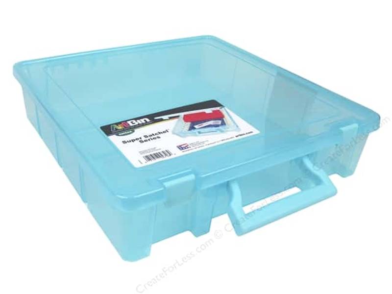 Super Satchel-1 Compartment  Translucent blue