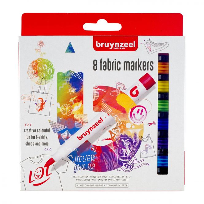 Hovedbilde Fabric markers set 8