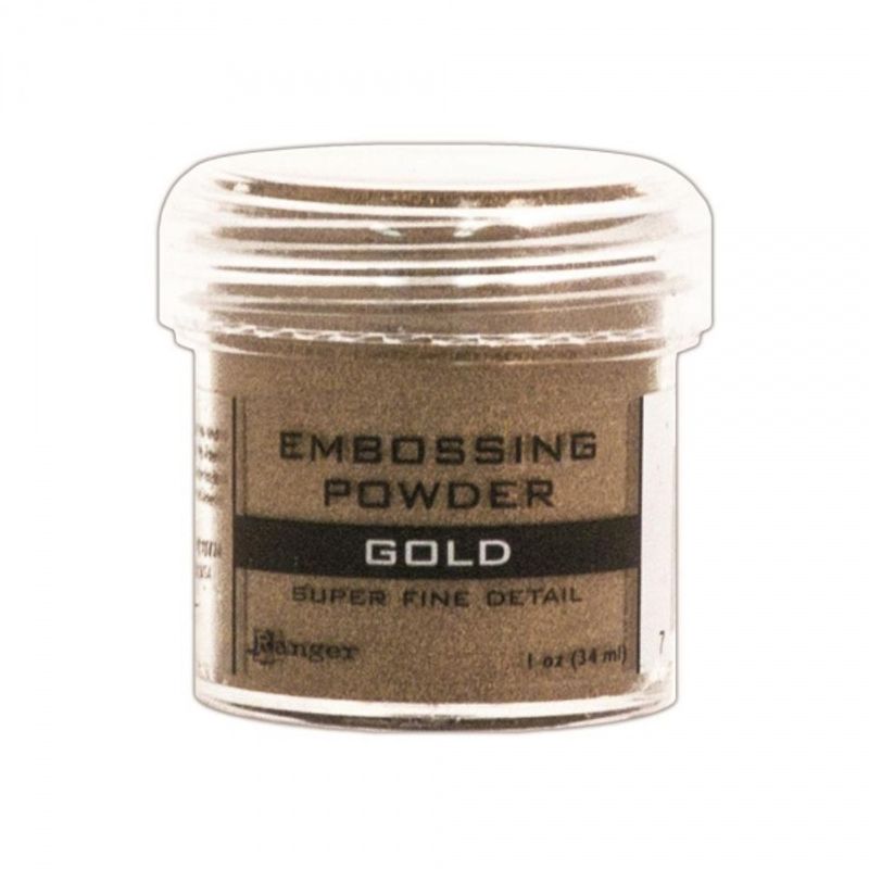 Gold, super fine embossing