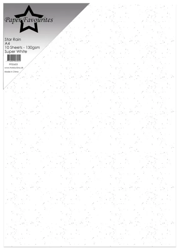 Super White A4 Star Rain 130gsm (10pcs)