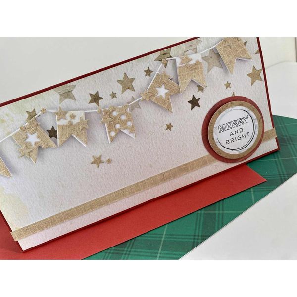 Banner Bash - Sizzix Thinlits Die & A5 Stamp Set By 49 & Market 