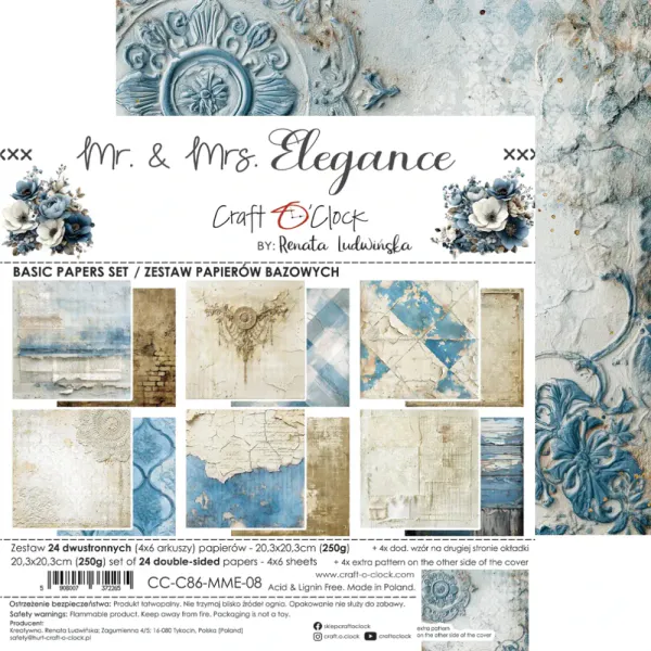 MR. & MRS. ELEGANCE - 20,3X20,3CM - BASIC