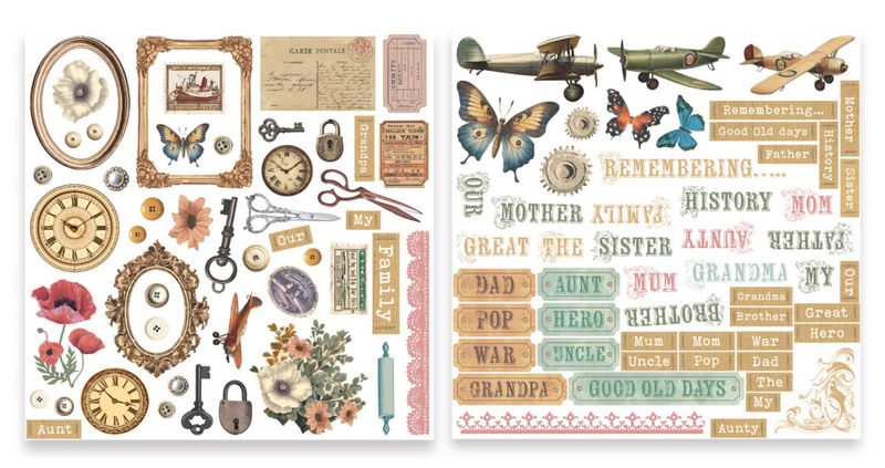 Remembering... Ephemera Pack (100pcs) 