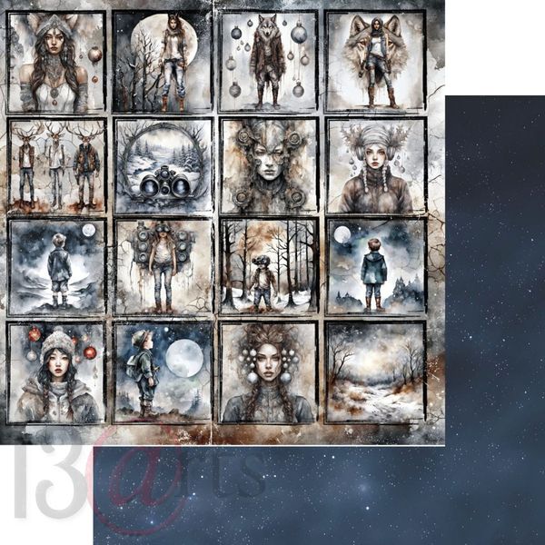 Paper pad 6"x6" GRUNGY WINTER