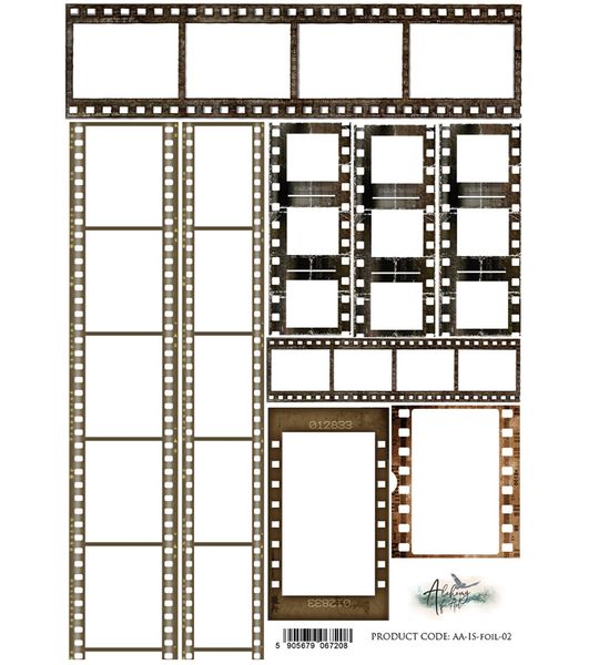 Transparent foil In Silence – Plates, A4, 30x20cm, 70g (1 sheet)