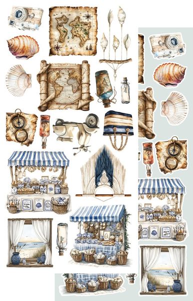 Alchemy of Art Extras to Cut Ocean Blue – 30,5&times;15 cm