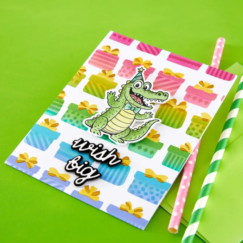 Snappy Birthday - Simon Hurley - Clear Stamps 