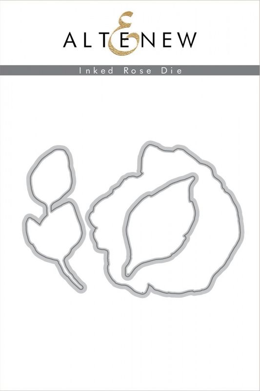 Inked rose die