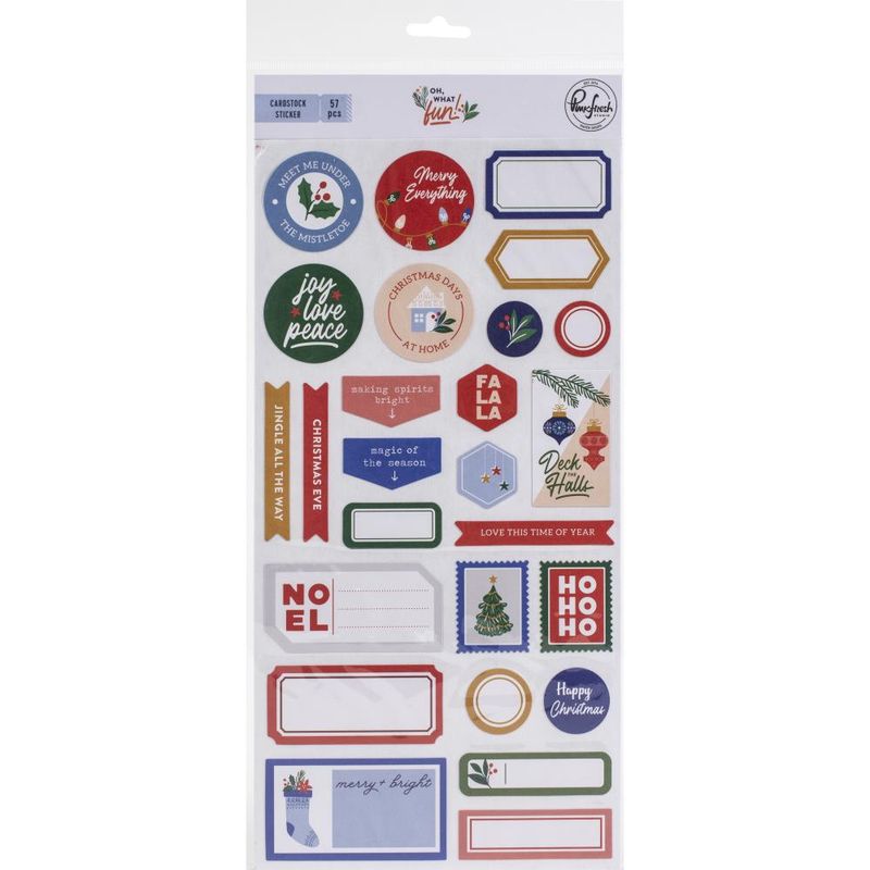 Oh What Fun - Cardstock Stickers 