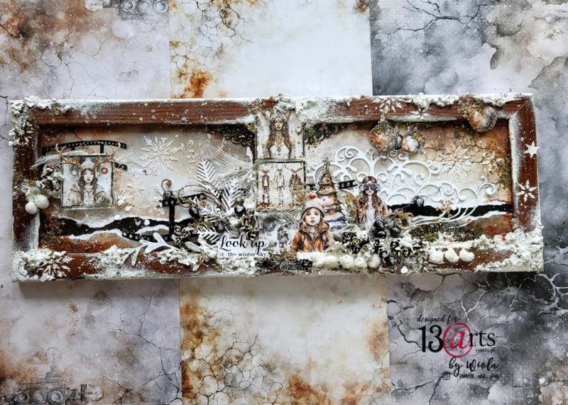 Paper pad GRUNGY WINTER 12x12"