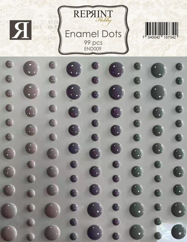 Adhesive Enamel Dots Timeless