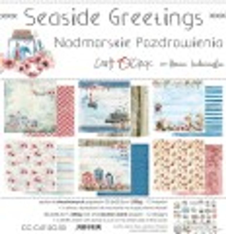 SEASIDE GREETINGS - A SET OF PAPERS 30,5X30,5CM
