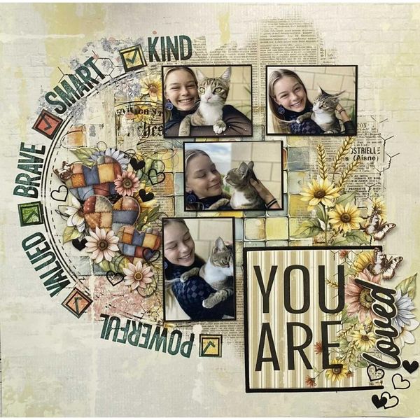 Affirmations - Sizzix Thinlits Die & A5 Stamp Set By 49 & Market 