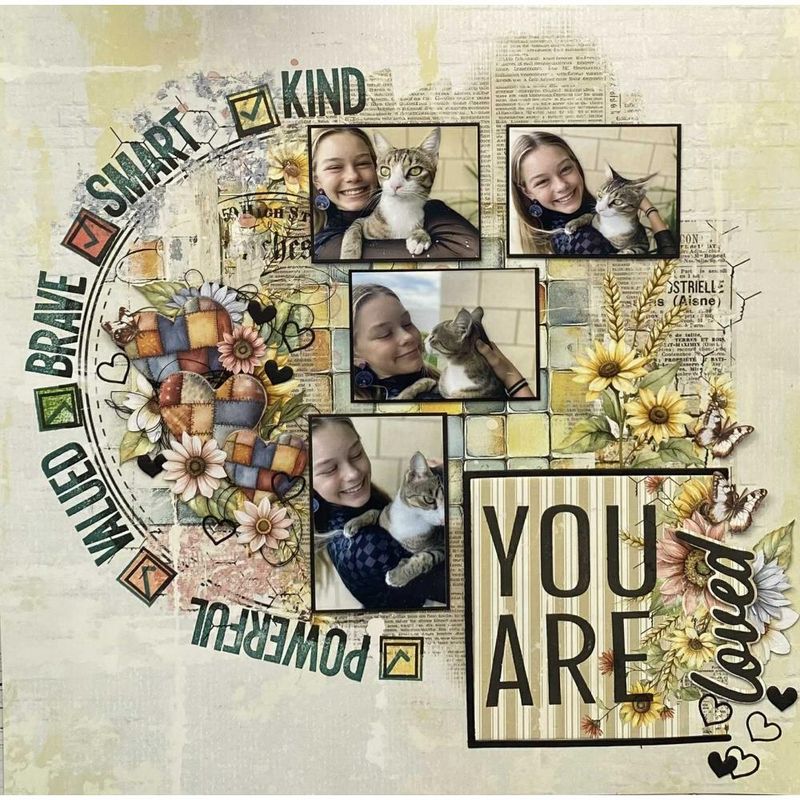 Affirmations - Sizzix Thinlits Die & A5 Stamp Set By 49 & Market 