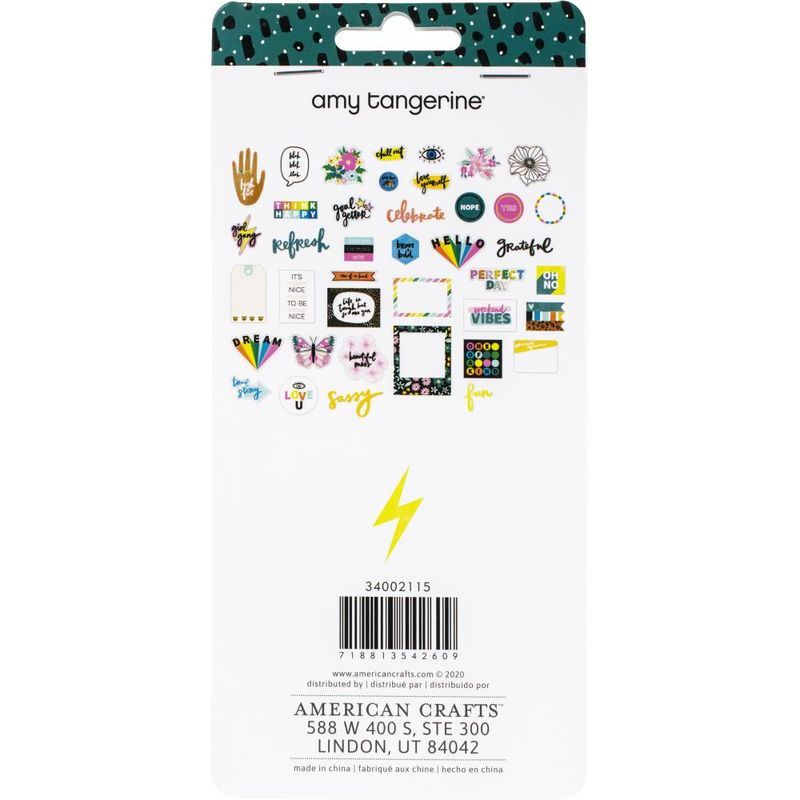Amy Tan Brave & Bold Ephemera Die-Cuts 40/Pkg