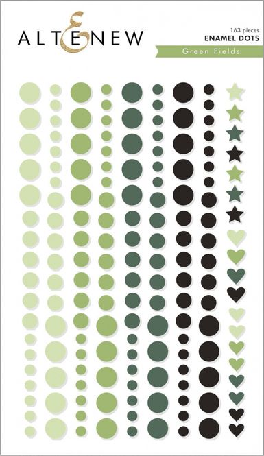 Hovedbilde Green Fields Enamel Dots