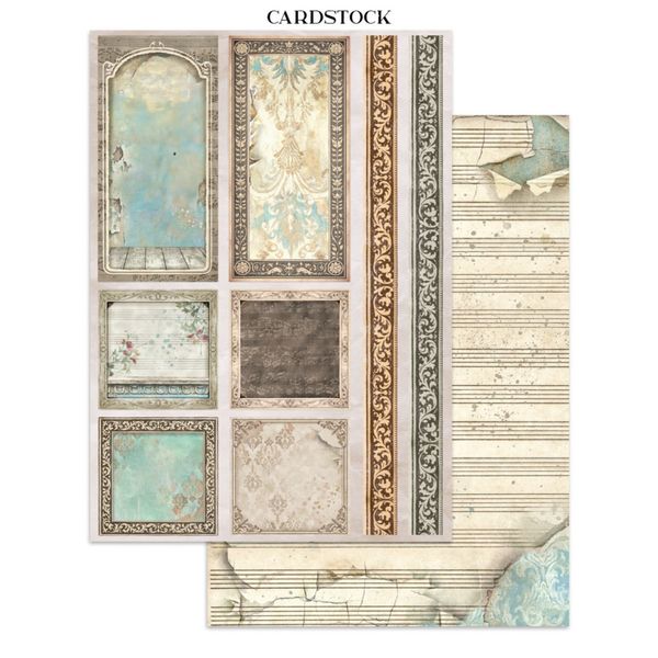 Symphony Junk Journal Stickers, Backgrounds, Cut-Outs by Sara Alcobendas