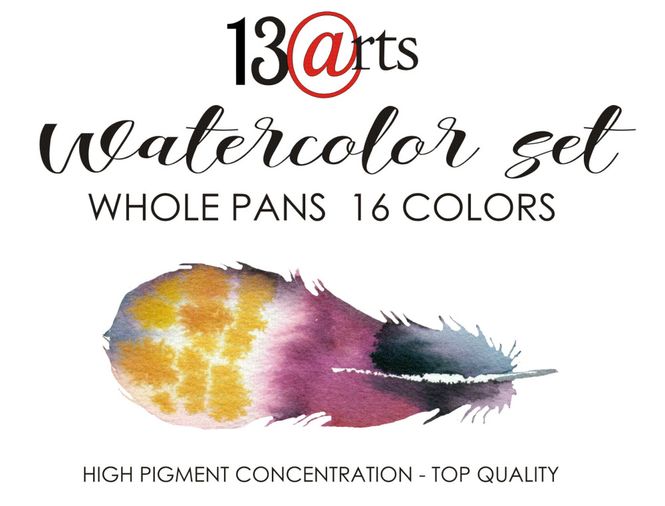 Hovedbilde Watercolor set 16 pans