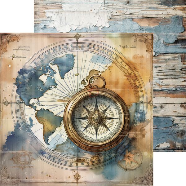SUMMER ADVENTURES - A SET OF PAPERS 20,3X20,3CM - MIX