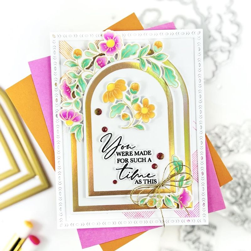 Arch Florals m/dies