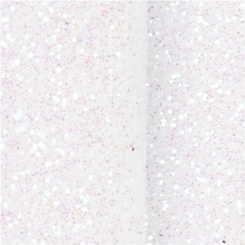 Sløyfe, str. 31x85 mm, hvit glitter, 4stk.