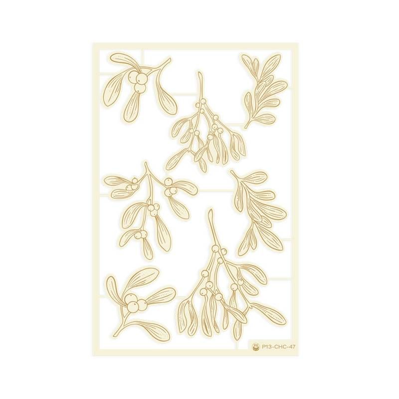 LIGHT CHIPBOARD EMBELLISHMENTS CHRISTMAS CHARM 04