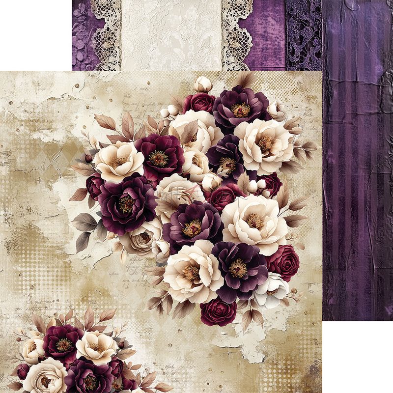 P L U M &  C A R A M E L - 1 5,2 5 x1 5,2 5 c m