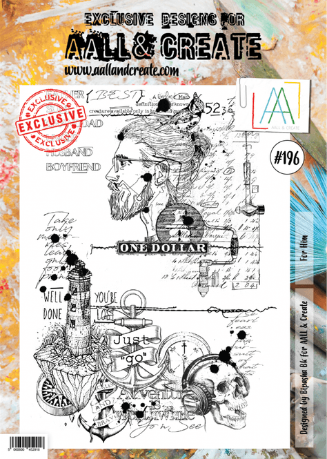 Hovedbilde #196 - A4 STAMPS - For him