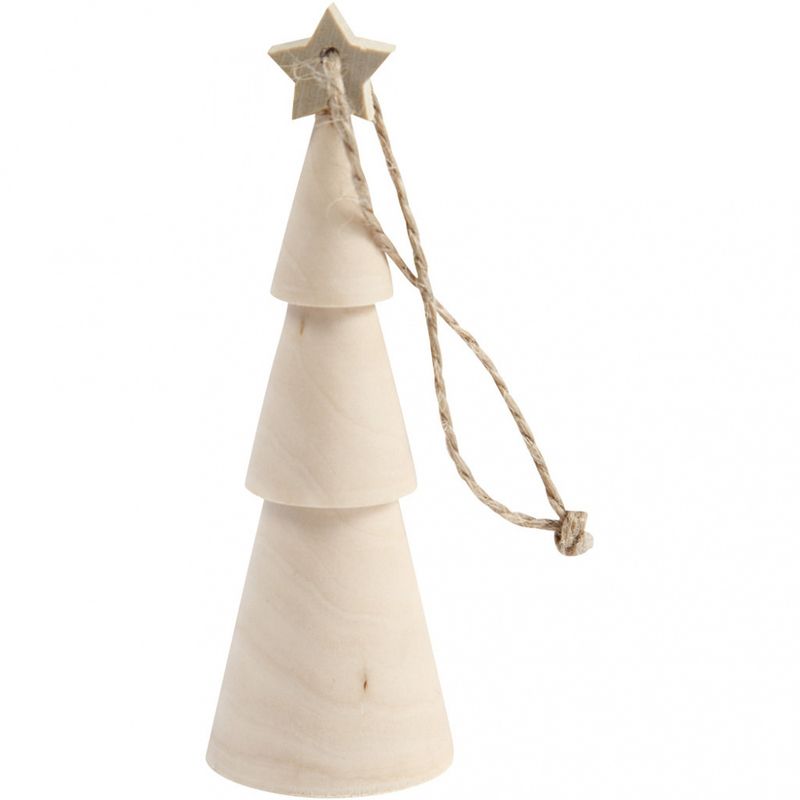 Juletre, H: 9 cm