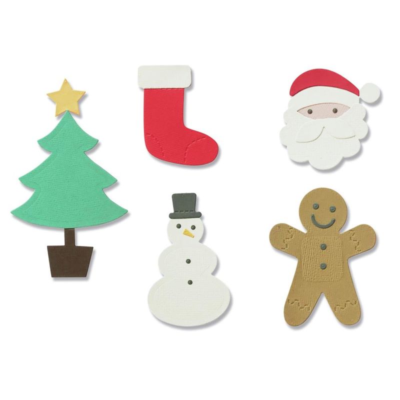 Sizzix Thinlits Dies - Basic Christmas Shapes
