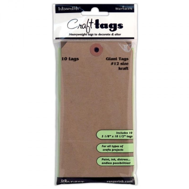 Giant tags kraft
