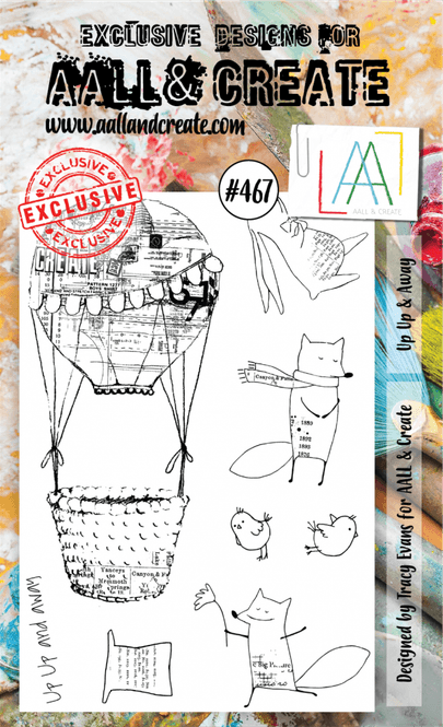 Hovedbilde #467 - A6 STAMPS - up up & ...