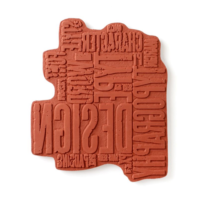 Andy Skinner Pre Cut Rubber Stamp Set Typology