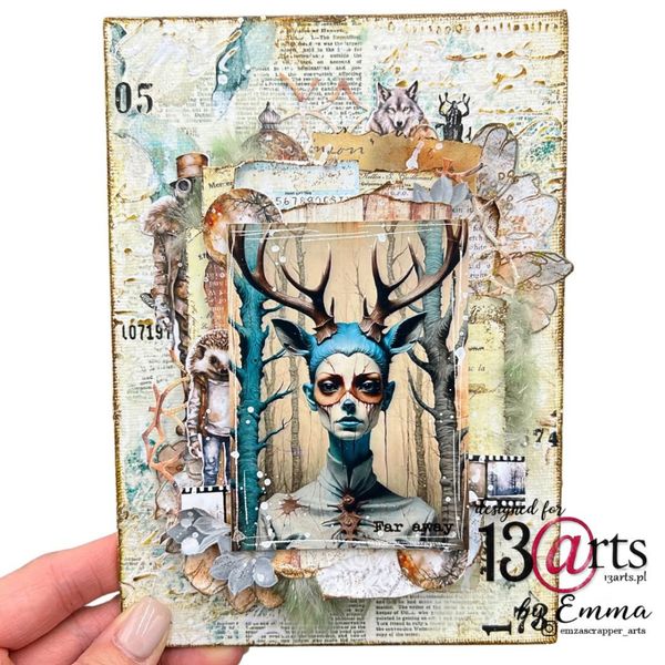 Paper pad GRUNGY WINTER 12x12"