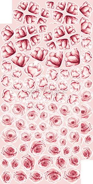 BASIC - FLOWERS - SET 08 - Pink