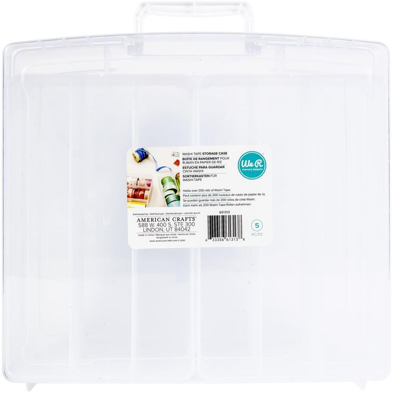 We R Washi Translucent Plastic Storage Bin 14