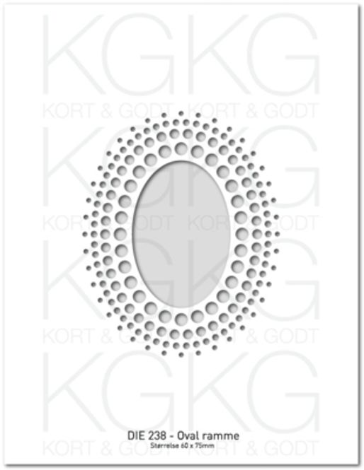 Hovedbilde Die 238 - oval ramme