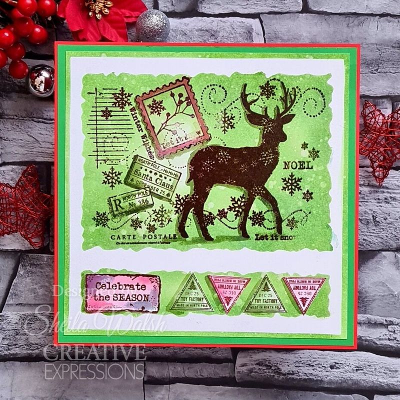 Winter Reindeer Clear Stamps