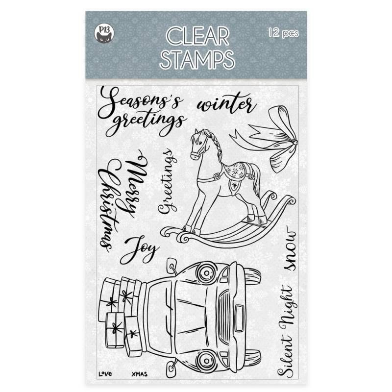 CLEAR STAMP SET CHRISTMAS CHARM