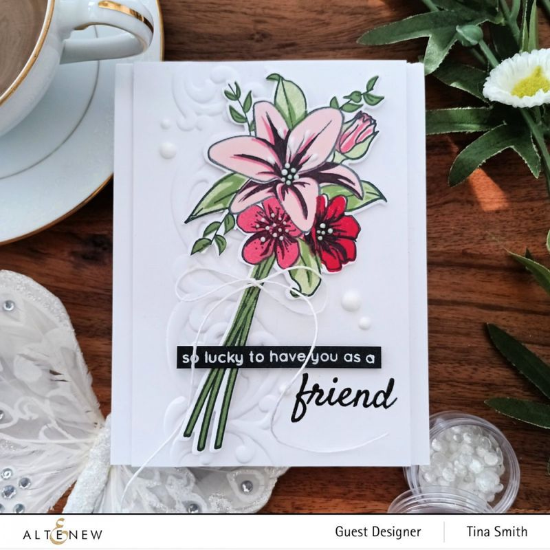 Our Friendship Blooms Stamp Set + Dies + Stensil