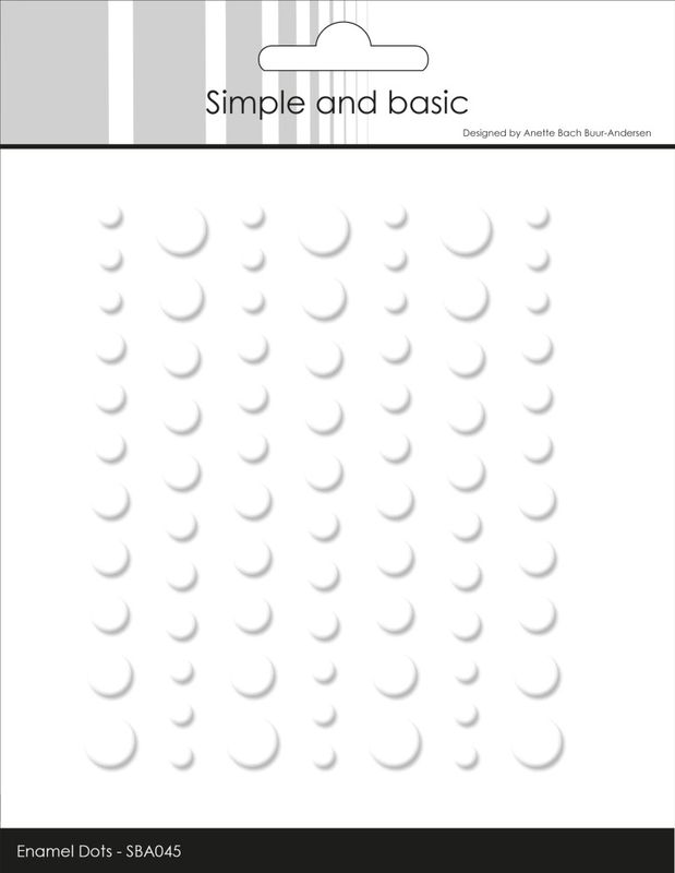 Matte Enamel Dots Soft White (77pcs) (SBA045)