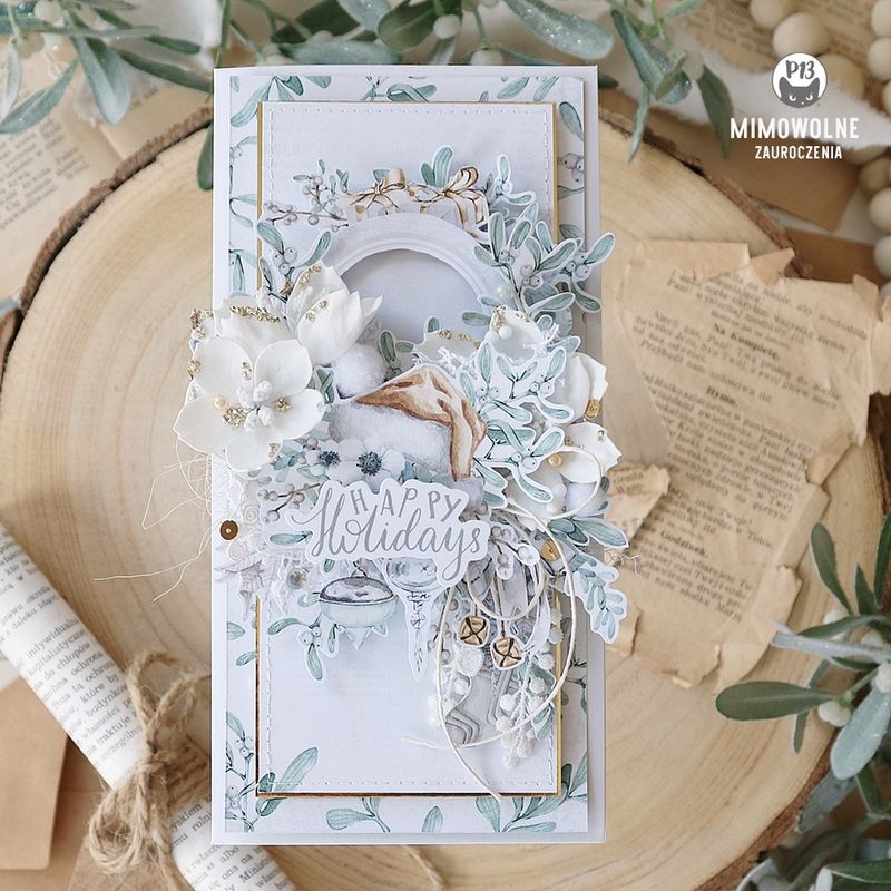 LIGHT CHIPBOARD EMBELLISHMENTS CHRISTMAS CHARM 02
