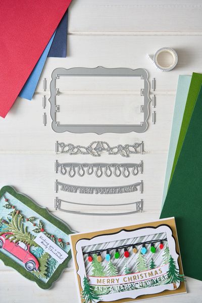 Thinlits Die by 49 and Market Snap and Swap Merry Christmas (15pcs) 