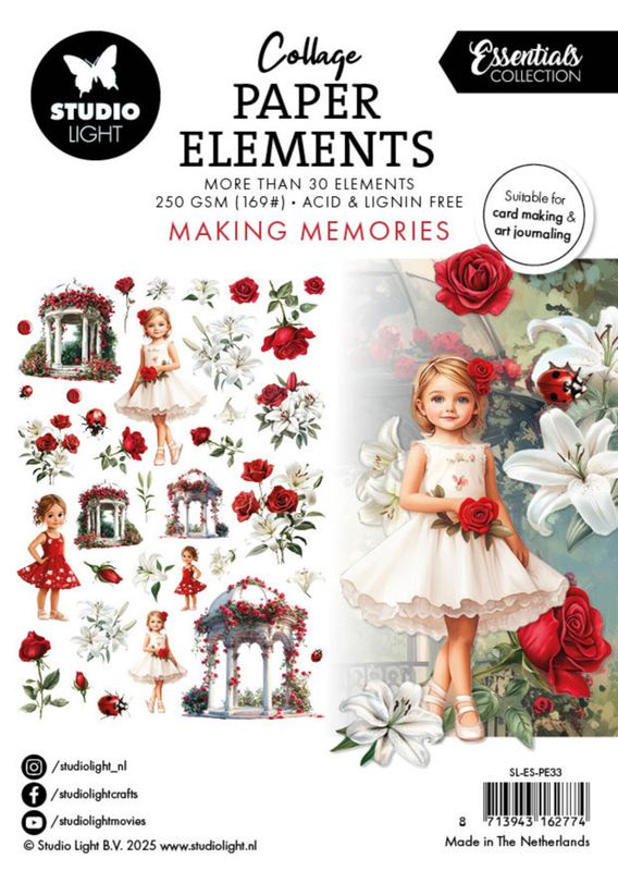 Making Memories Collage Paper Elements
