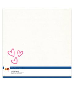 Hovedbilde Linen Cardstock - Off White - ...