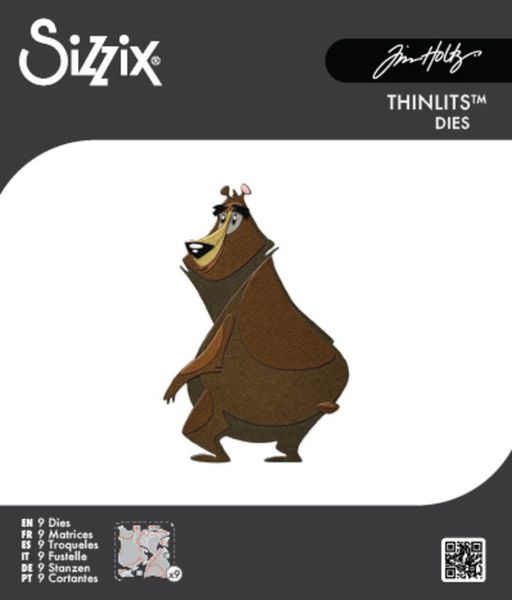 Thinlits Mini Colorize Die Theodore (8pcs) by Tim Holtz