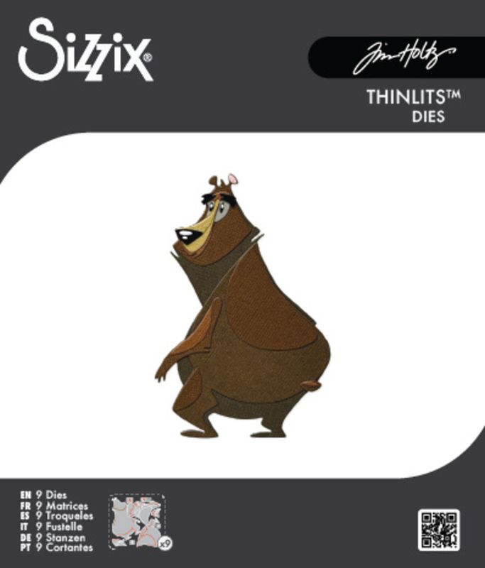 Thinlits Mini Colorize Die Theodore (8pcs) by Tim Holtz