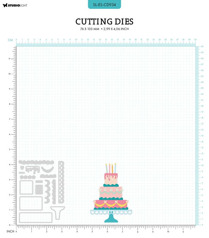 B-Day Cake Essentials Cutting Die