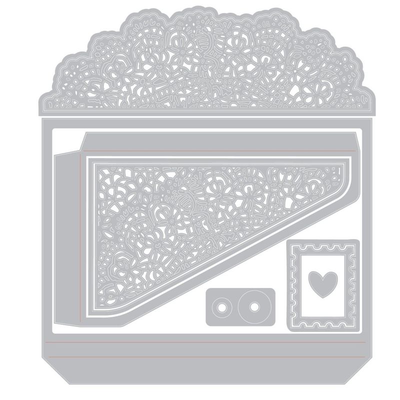 Thinlits Die by 49 and Market Laced Folio (10pcs)