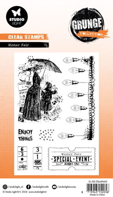 Hovedbilde Winter Fair Grunge Stamp